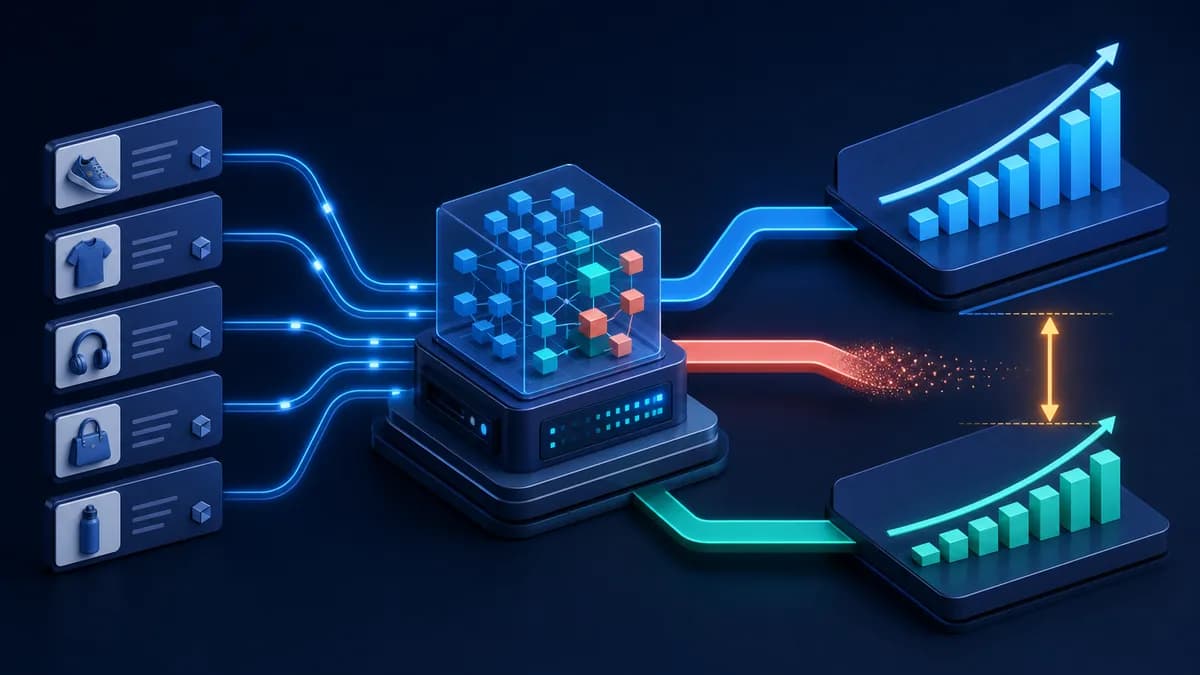 Des lignes de commandes produisent deux indicateurs distincts de ventes et de marge